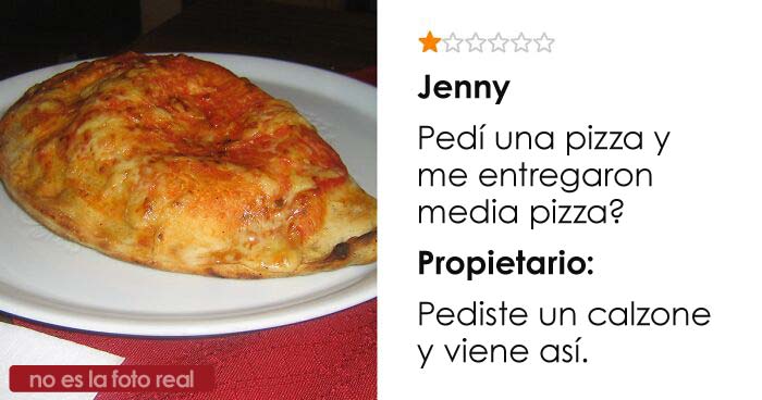 20 Restaurantes que dejaron divertidas respuestas bajo las malas críticas, compartidas en este instagram