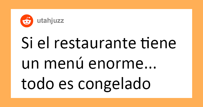 30 Chefs revelan las «señales de alarma» de los restaurantes que indican que deberías comer en otro sitio
