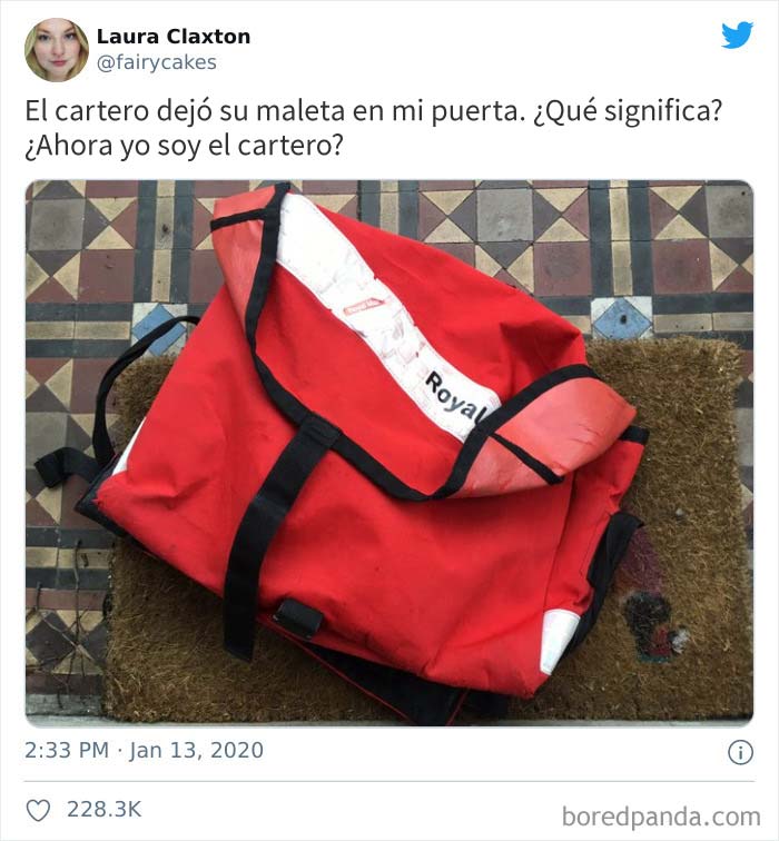 No eliges ser el cartero, te conviertes en el cartero