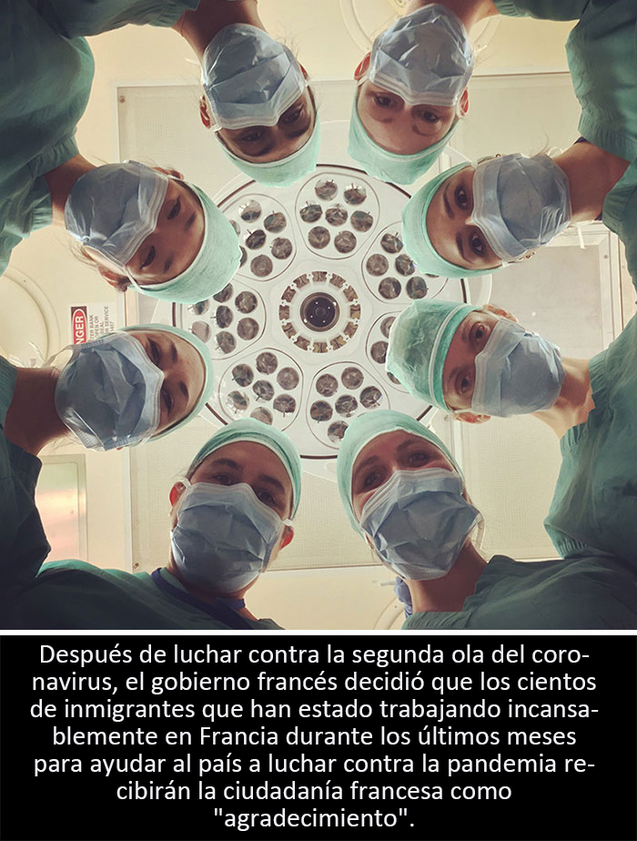 La bienvenida francesa