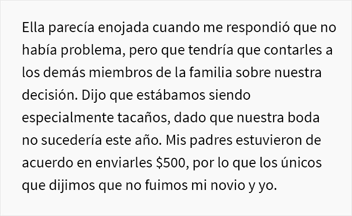 Esta mujer se negó a contribuir con $500 para la boda de su prima y desata un drama familiar