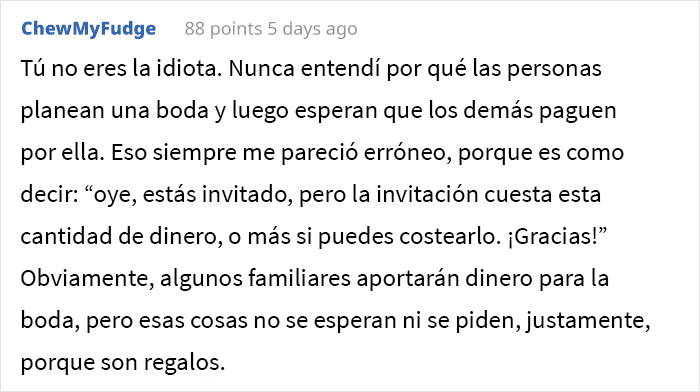 Esta mujer se negó a contribuir con $500 para la boda de su prima y desata un drama familiar