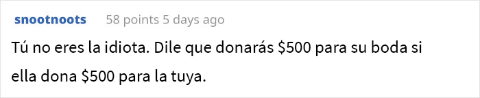 Esta mujer se negó a contribuir con $500 para la boda de su prima y desata un drama familiar
