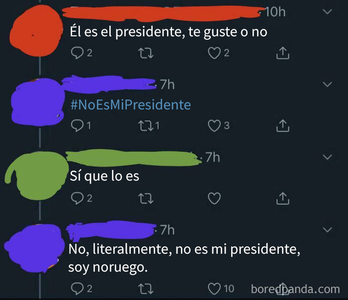 “Él es (tu Presidente)”