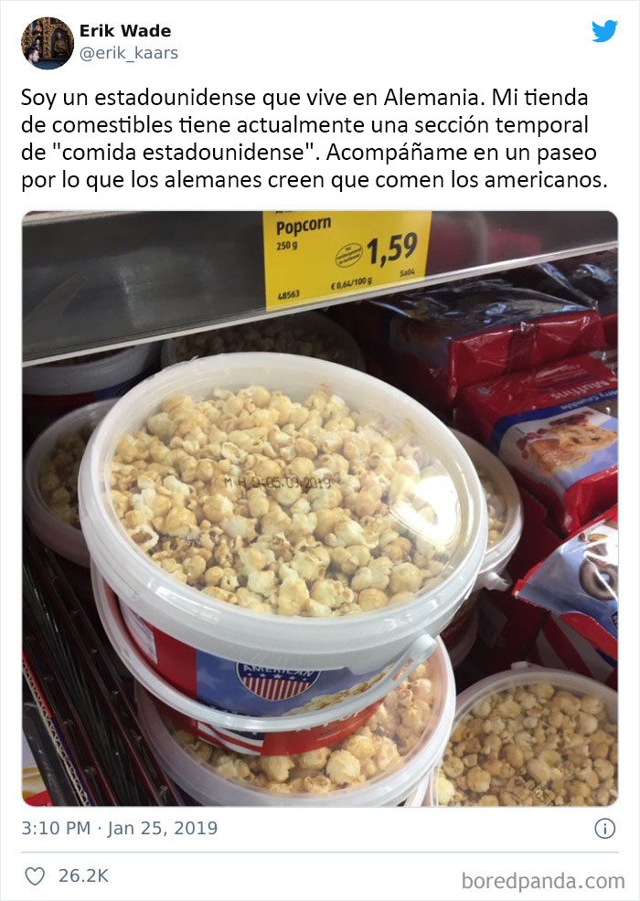 What The "American Food" Section Looks Like In Different Countries