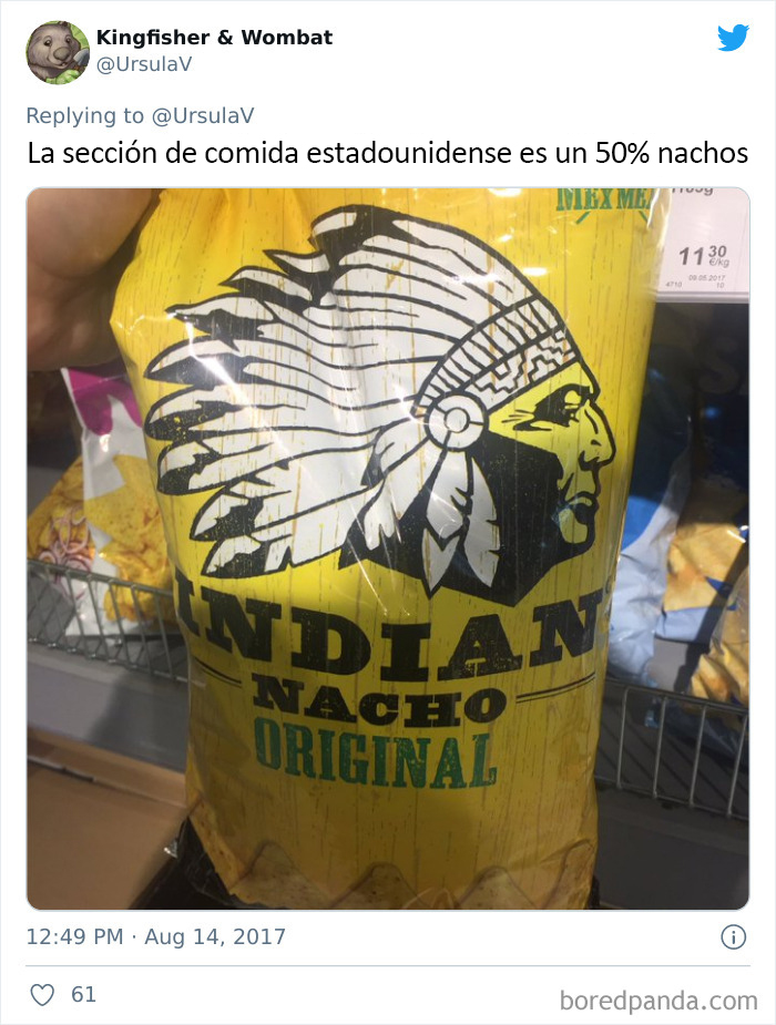 What The "American Food" Section Looks Like In Different Countries