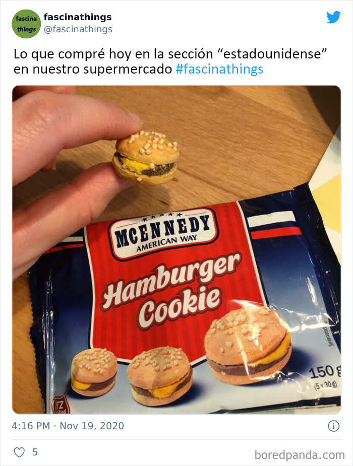 What The "American Food" Section Looks Like In Different Countries