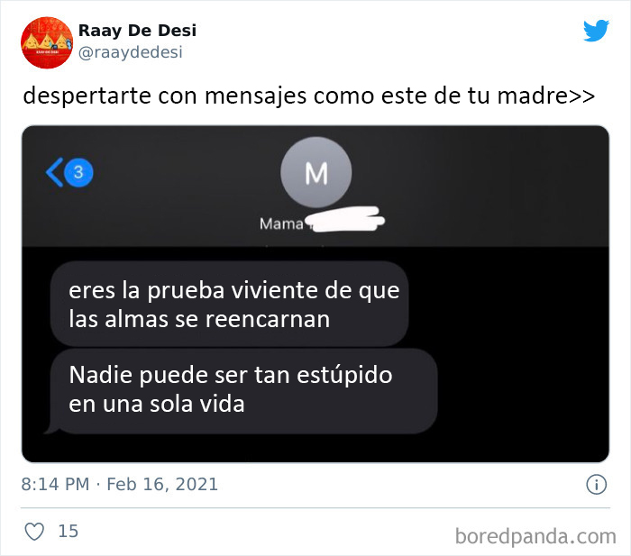 La madre sabe lo que es mejor