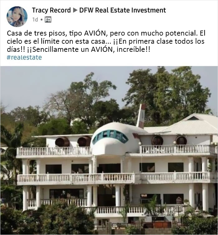 Este avión es increíble