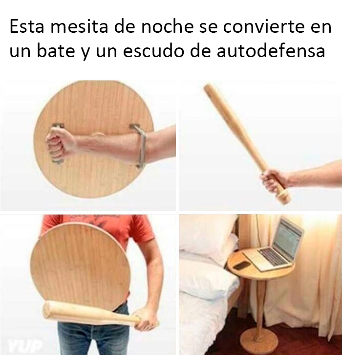 Una mesilla para golpear a la gente