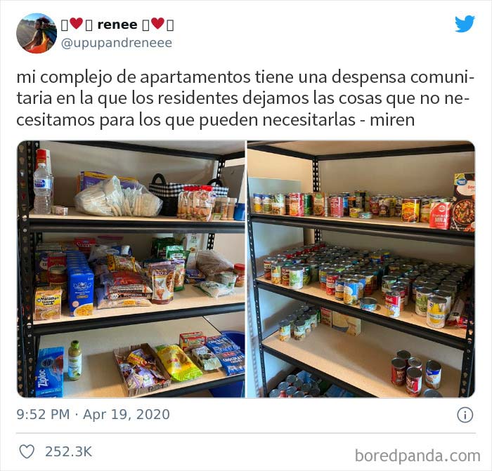 Ayudar a los vecinos necesitados