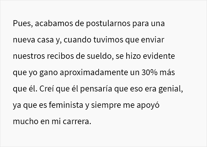 Este novio abandonó su pose “feminista” tras enterarse de que su novia gana más dinero que él, y la acusa de “tramposa”