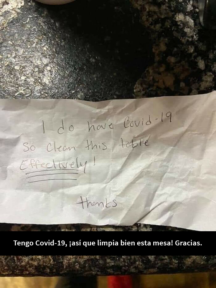 Publicaron esto en un grupo sobre restaurantes 