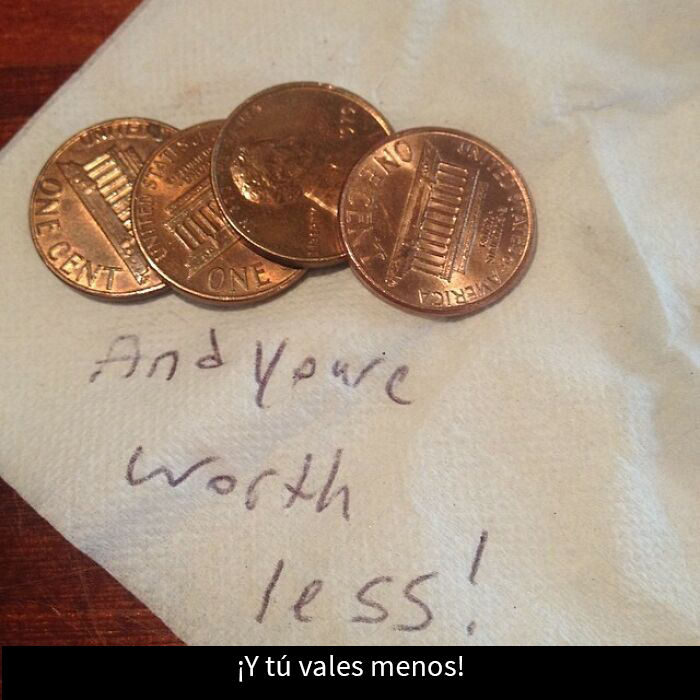Al menos lo escribió sin faltas de ortografía