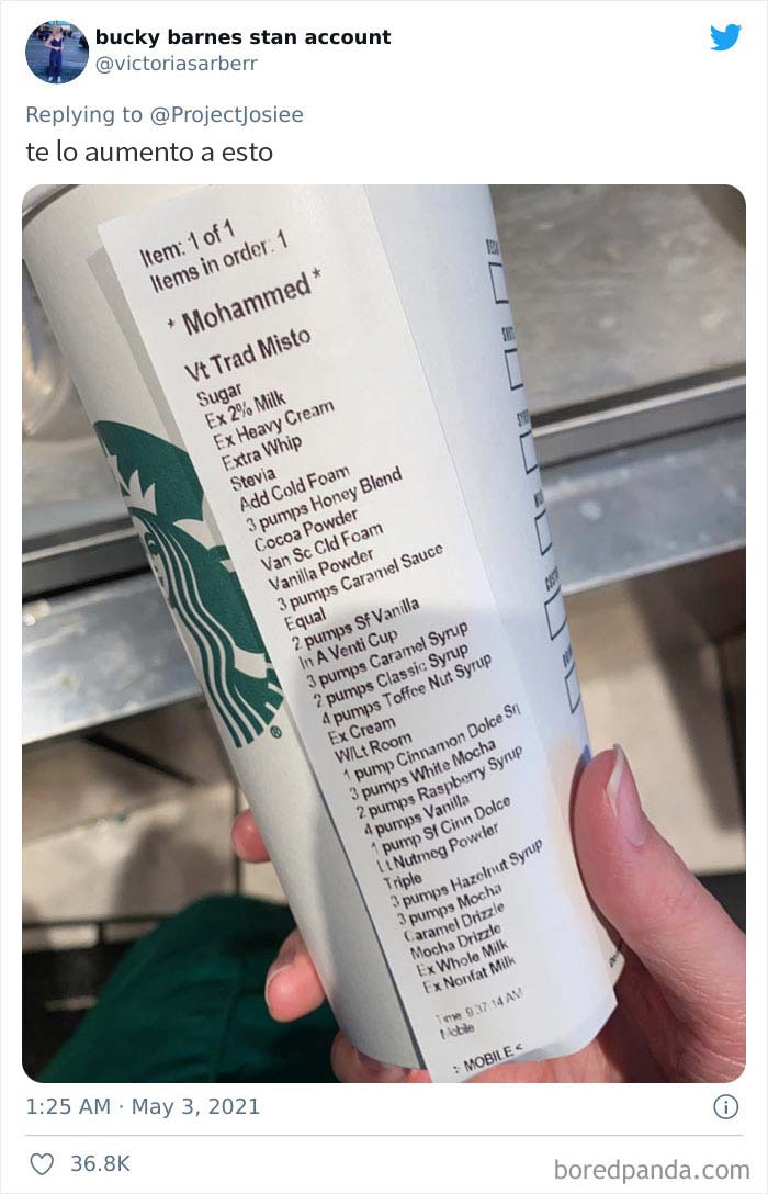 Frustrated Starbucks Baristas Are Shaming Jerk Customers Who Order Drinks That Are 'Very Extra' (30 Pics)