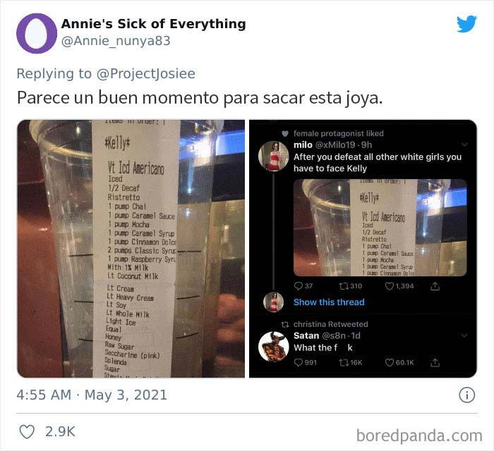 Frustrated Starbucks Baristas Are Shaming Jerk Customers Who Order Drinks That Are 'Very Extra' (30 Pics)