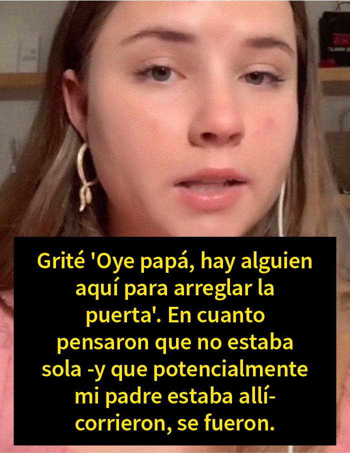 Esta adolescente burla a un invasor de habitaciones de hotel gracias a un consejo que recibió de su padre policía