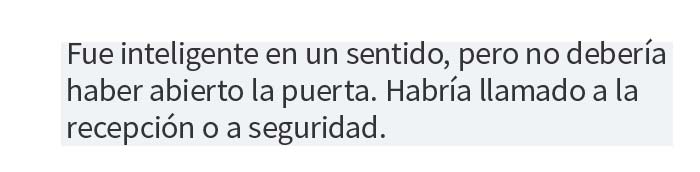 Esta adolescente burla a un invasor de habitaciones de hotel gracias a un consejo que recibió de su padre policía