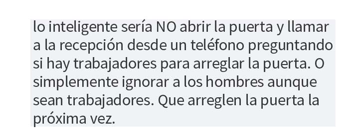 Esta adolescente burla a un invasor de habitaciones de hotel gracias a un consejo que recibió de su padre policía