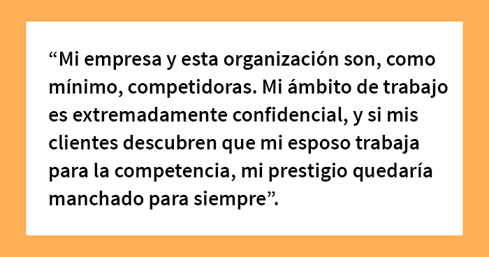 Esta mujer le pide a su marido que rechace su “trabajo soñado” por el bien de su carrera, o le pedirá el divorcio