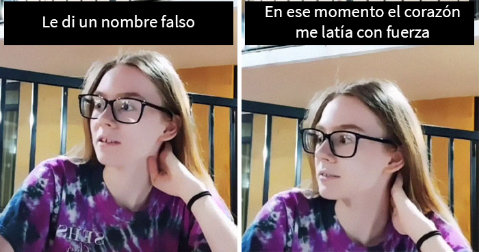 Un hombre intentaba ligar con esta adolescente hasta que ella le dice que está grabando un video en directo
