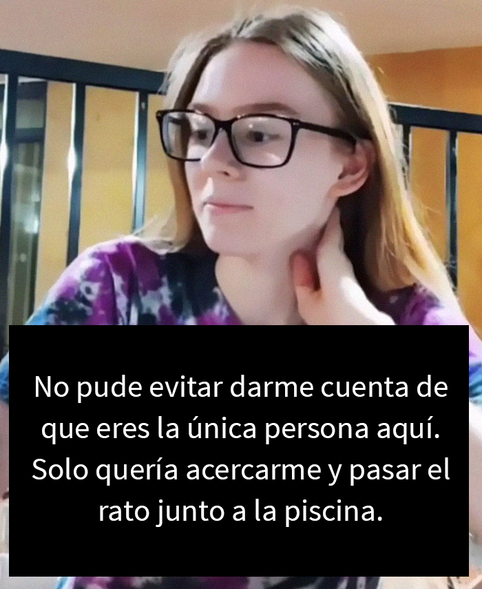 Un hombre intentaba ligar con esta adolescente hasta que ella le dice que está grabando un video en directo