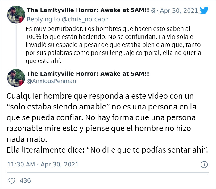 Un hombre intentaba ligar con esta adolescente hasta que ella le dice que está grabando un video en directo