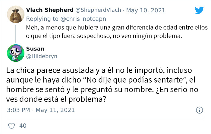 Un hombre intentaba ligar con esta adolescente hasta que ella le dice que está grabando un video en directo