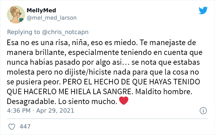 Un hombre intentaba ligar con esta adolescente hasta que ella le dice que está grabando un video en directo