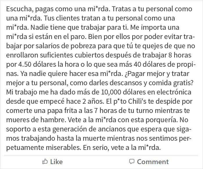 Algunos restaurantes de EE.UU. tienen dificultades para encontrar nuevos empleados, y la gente expone los motivos
