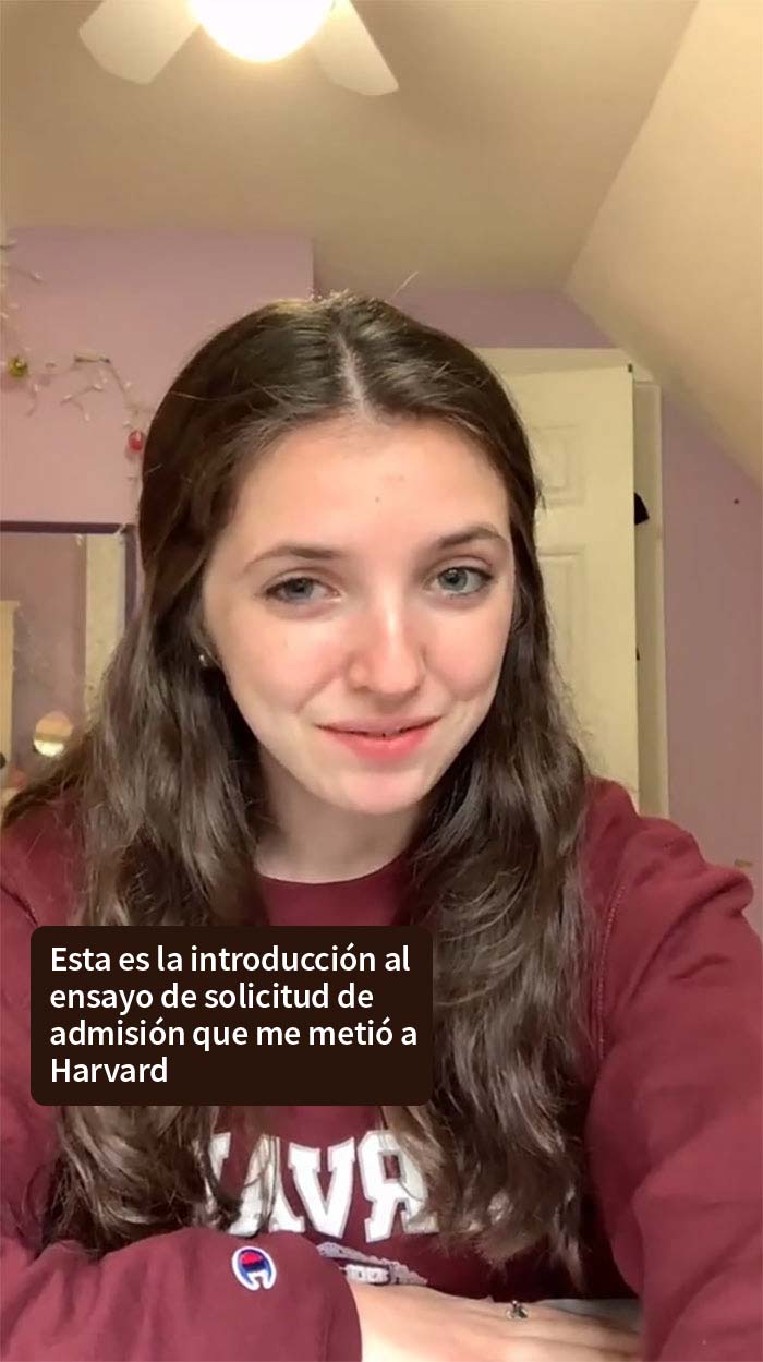 Se vuelve viral el ensayo de admisión a Harvard de esta joven de 18 años, y se dirige a todos los que han perdido a un padre