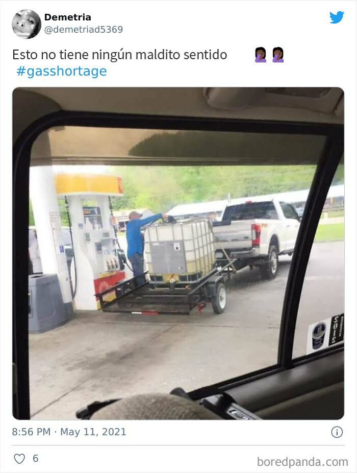Llenan contenedores del tamaño de un jacuzzi con gasolina