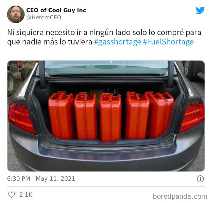Escasez de gasolina