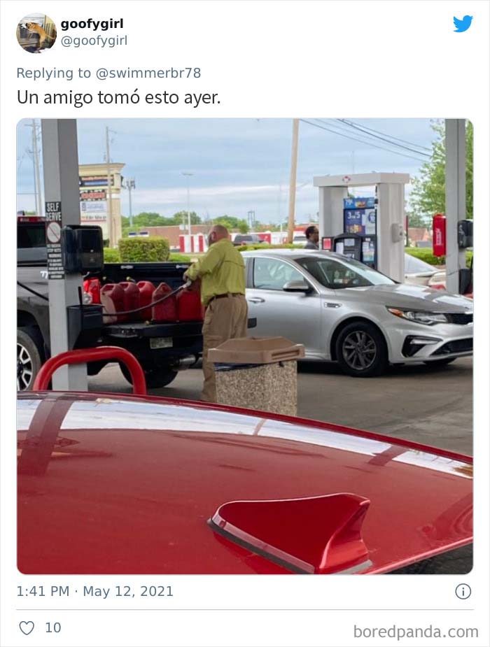 Escasez de gasolina