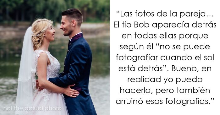 Esta fotógrafa de bodas comparte su historia de terror con un invitado que no la dejaba hacer su trabajo