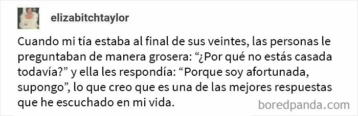 En lo personal… el matrimonio no significa nada para mí