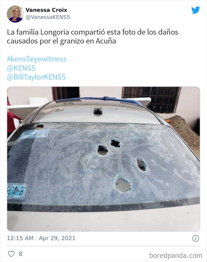 'Gorilla' Hail Struck Texas And Oklahoma Last Night, And This Is How It Looked (30 Pics)