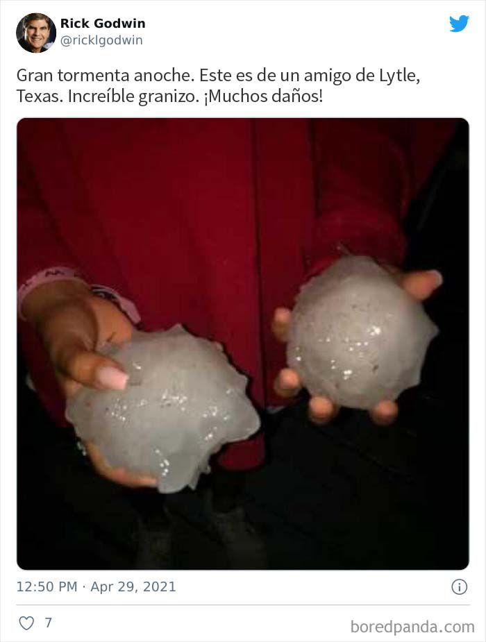 'Gorilla' Hail Struck Texas And Oklahoma Last Night, And This Is How It Looked (30 Pics)