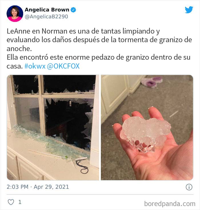 'Gorilla' Hail Struck Texas And Oklahoma Last Night, And This Is How It Looked (30 Pics)