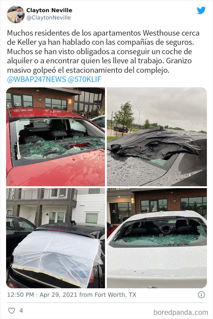 'Gorilla' Hail Struck Texas And Oklahoma Last Night, And This Is How It Looked (30 Pics)