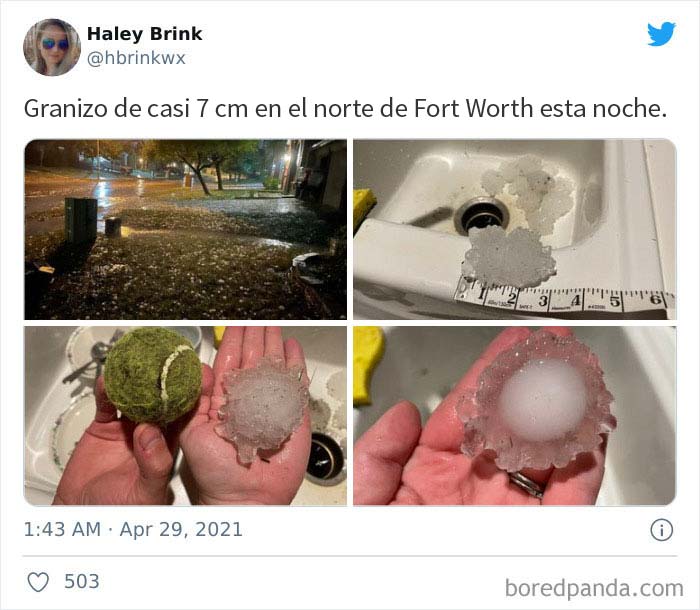 'Gorilla' Hail Struck Texas And Oklahoma Last Night, And This Is How It Looked (30 Pics)