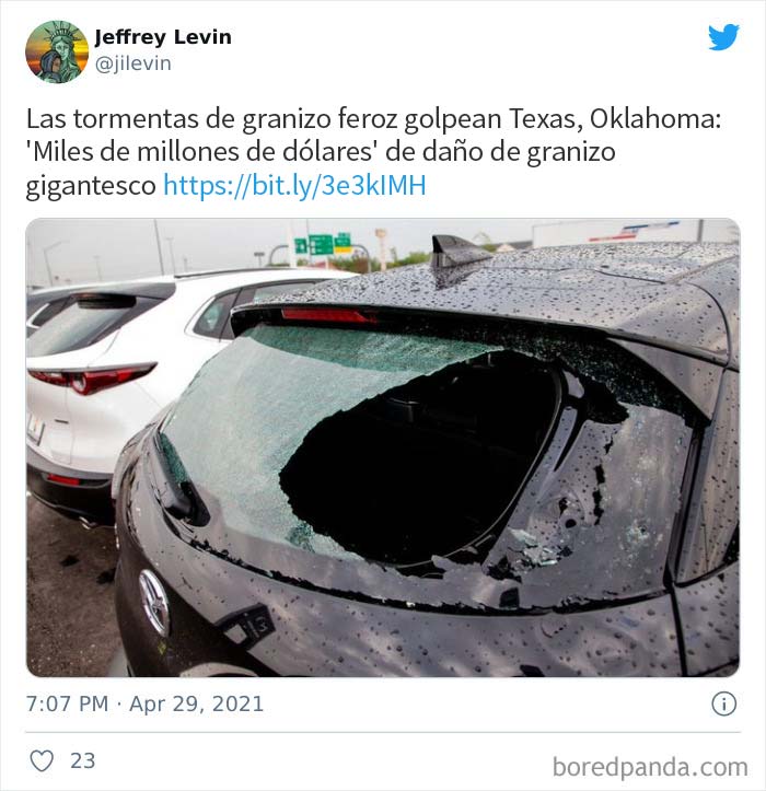 'Gorilla' Hail Struck Texas And Oklahoma Last Night, And This Is How It Looked (30 Pics)