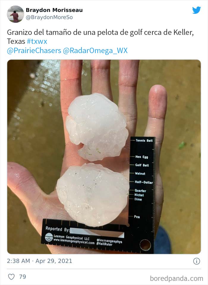 'Gorilla' Hail Struck Texas And Oklahoma Last Night, And This Is How It Looked (30 Pics)