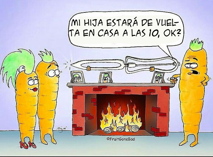 10 Divertidos cómics algo inapropiados, sobre "fruta echada a perder"