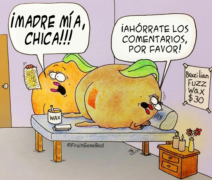 10 Divertidos cómics algo inapropiados, sobre "fruta echada a perder"