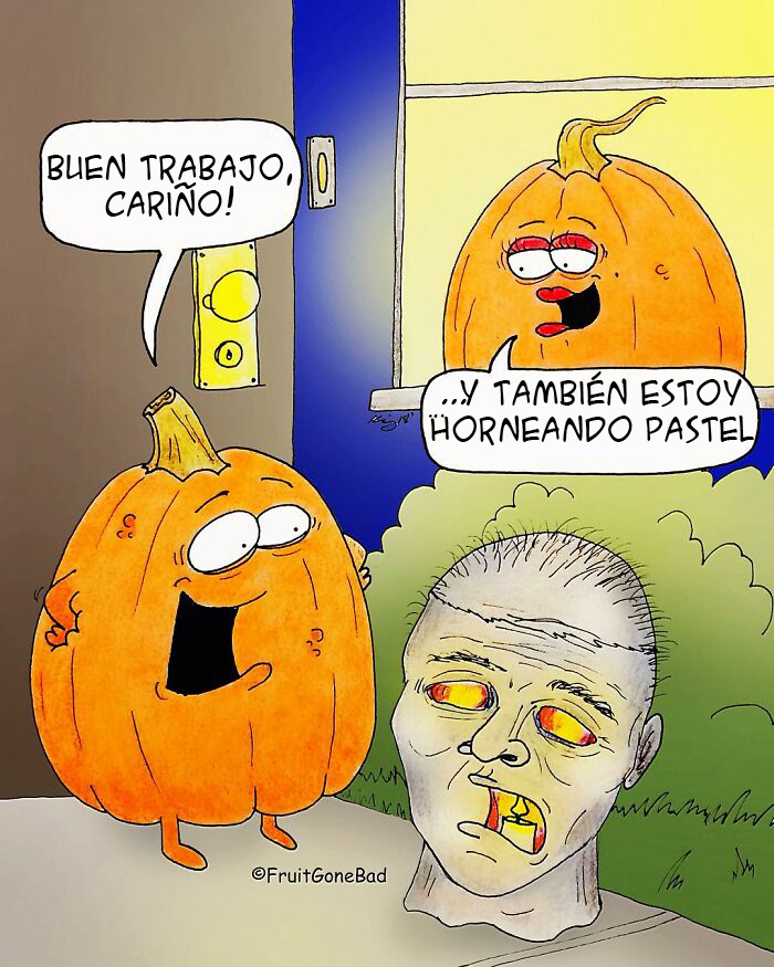 10 Divertidos cómics algo inapropiados, sobre "fruta echada a perder"