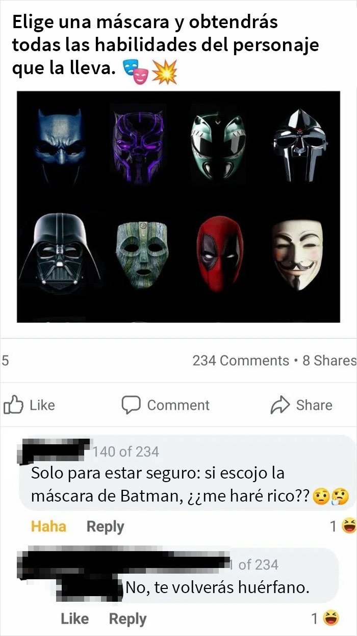Máscara maldita