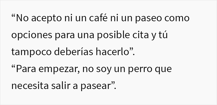 Esta influencer se cree una persona VIP: dice que salir a tomar un café o a pasear es inaceptable para una 1ª cita