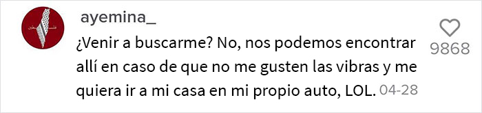 Esta influencer se cree una persona VIP: dice que salir a tomar un café o a pasear es inaceptable para una 1ª cita