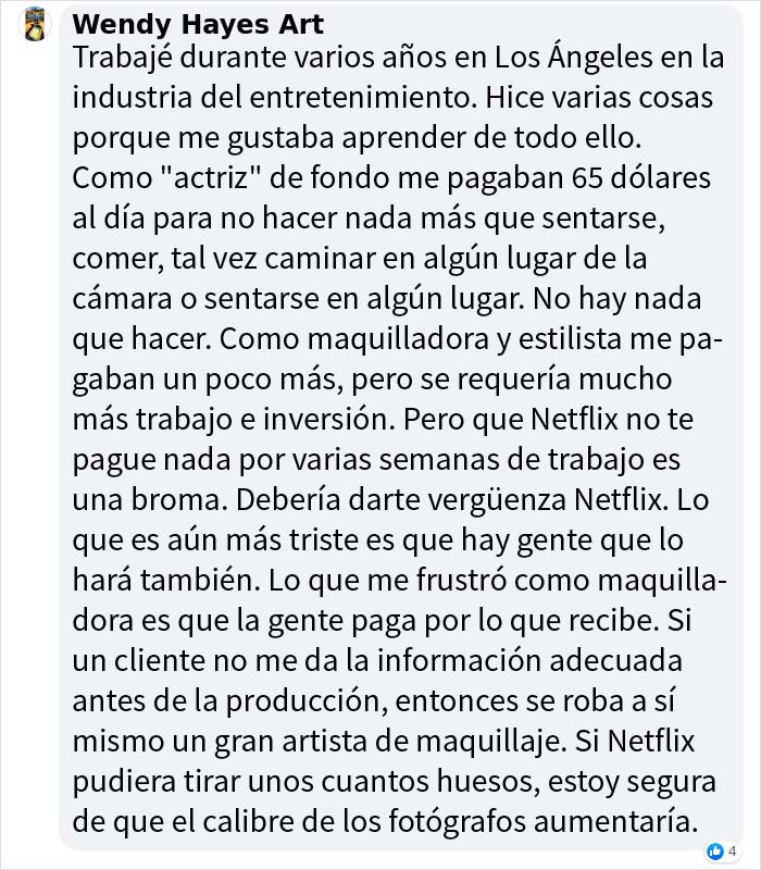 Esta fotógrafa compartió capturas de pantalla de la productora de "El amor es ciego" de Netflix que le ofreció trabajo no remunerado en 5 bodas